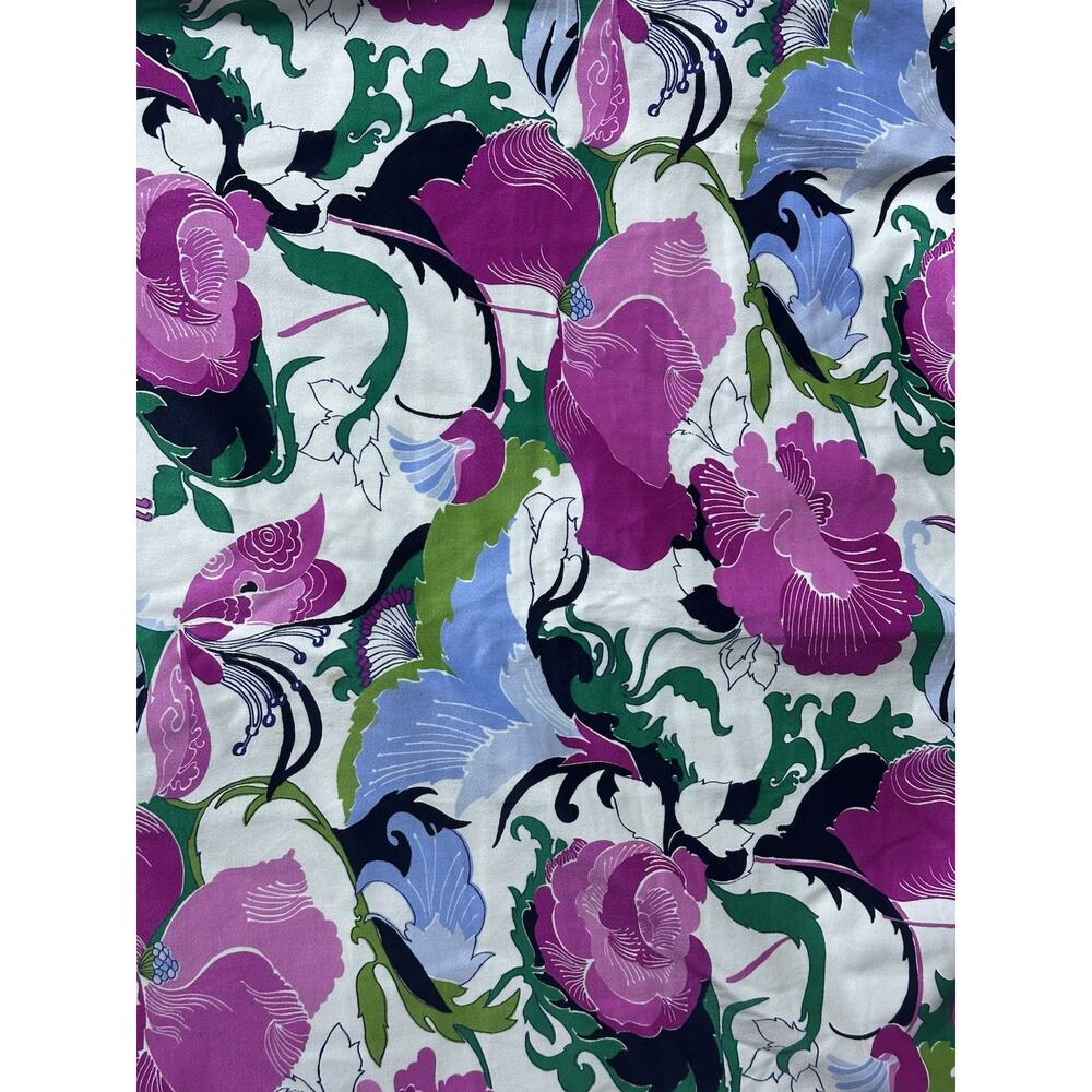 Talbots Women Skirt Plus‎ Size 22W Floral Print Twill Cotton Straight Cut - Picture 5 of 16